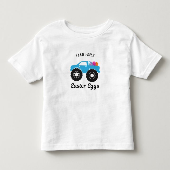Farm fresh easter egg toddler T-Shirt (Front)