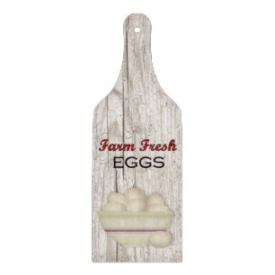 Farm Fresh Eggs Cutting Board