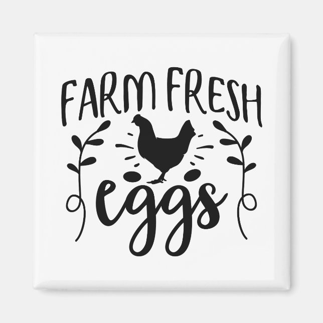Farm Fresh Eggs  Magnet (Front)