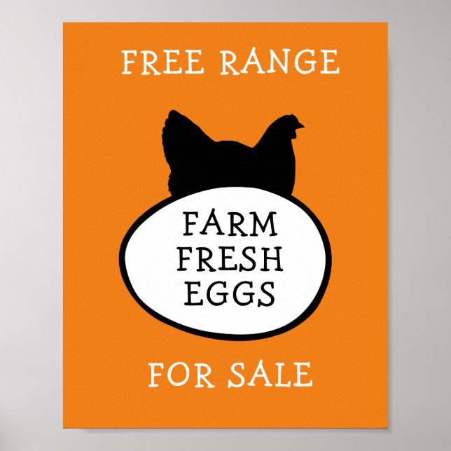 Farm Fresh Eggs Poster (Front)