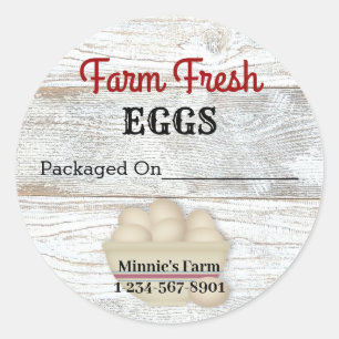 Farm Fresh Eggs Sticker
