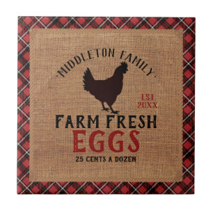 Farm Fresh 🥚🐓 Eggs Tile