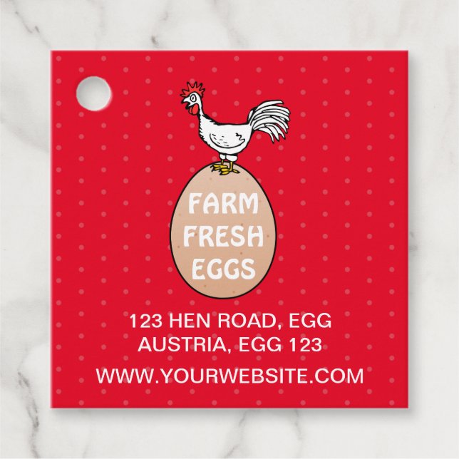 Farm Fresh Favour Tags (Front)
