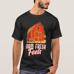 Farm Fresh Feels Farmcore Design T-Shirt