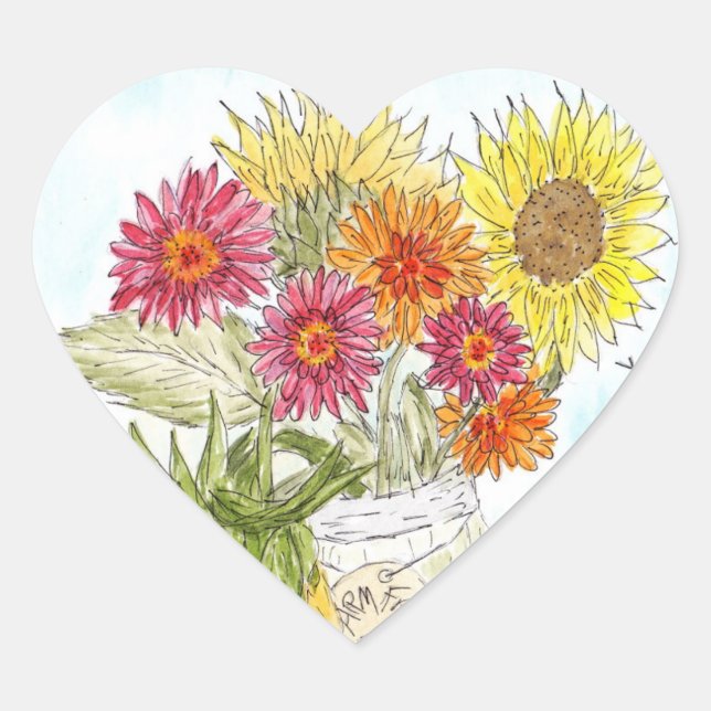 Farm Fresh Heart Stickers (Front)