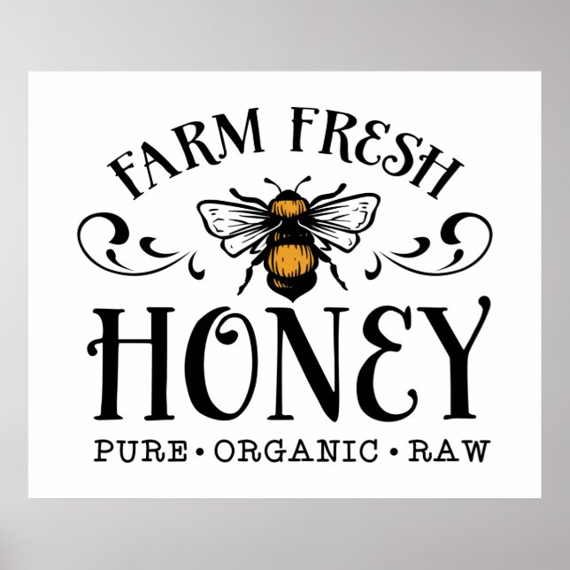 Farm fresh honey vendors  poster (Front)