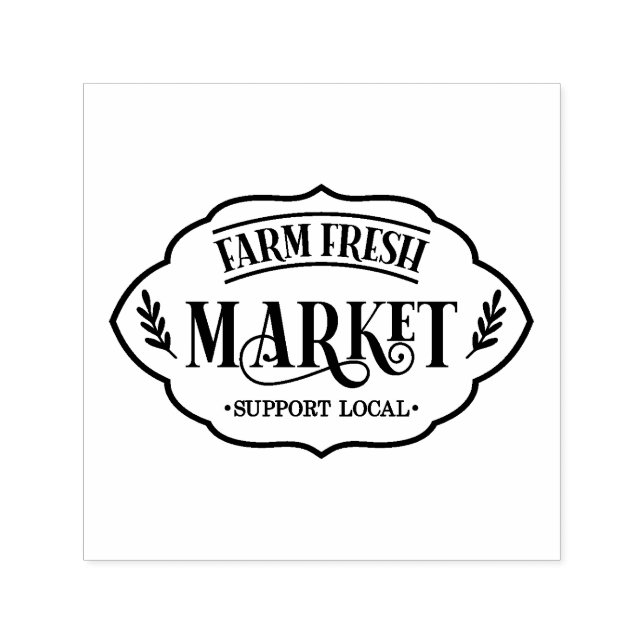 Farm Fresh Market  Self-inking Stamp (Design)