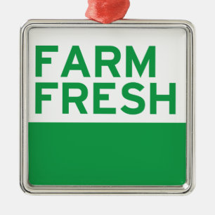 Farm Fresh Metal Tree Decoration