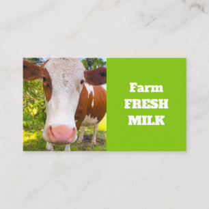 Farm Fresh Milk Business Card