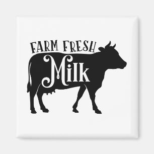 Farm Fresh Milk Magnet
