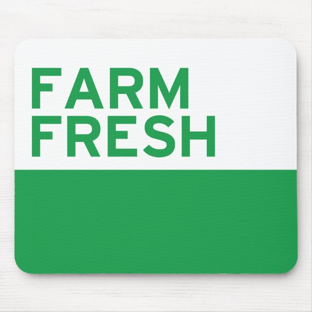 Farm Fresh Mouse Mat (Front)
