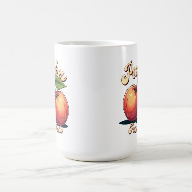 Farm Fresh Peaches Coffee Mug (Center)