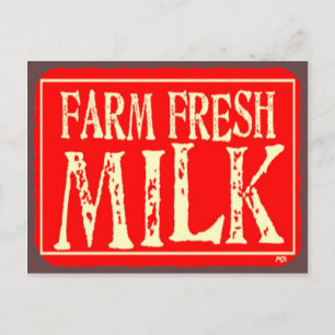 'Farm Fresh' Postcard