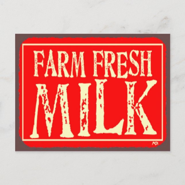 'Farm Fresh' Postcard (Front)