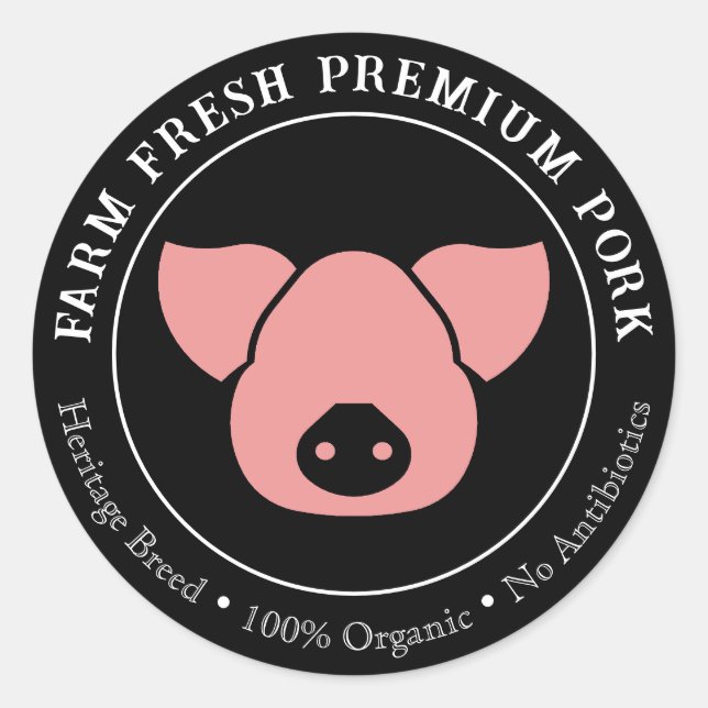 Farm Fresh Premium Pork Business Product Label (Front)