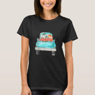 Farm Fresh Pumpkin Cute Truck Happy Autumn Fall Th T-Shirt