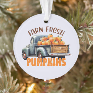 Farm Fresh Pumpkin Ornament