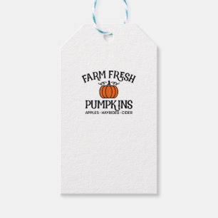 Farm Fresh Pumpkins Apples Hayrides Cider Thanksgi Gift Tags