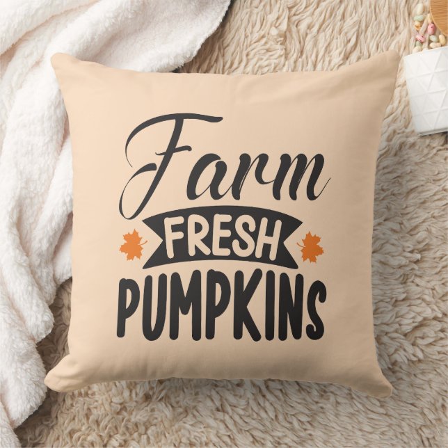 Farm Fresh Pumpkins Cushion (Blanket)