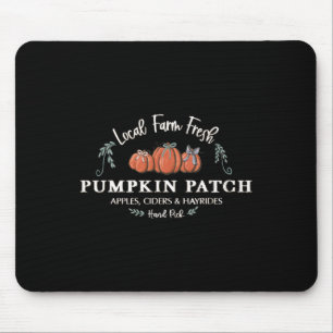 Farm Fresh Pumpkins Fun Autumn Halloween Thanksgiv Mouse Mat