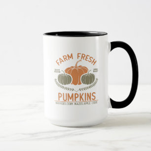Farm Fresh Pumpkins   Hand Picked Mug