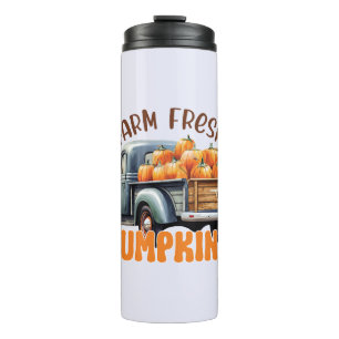 Farm Fresh Pumpkins – Rustic Truck Thermal Tumbler