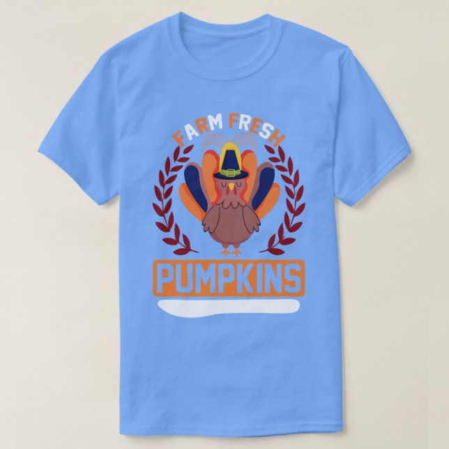 Farm Fresh Pumpkins T-Shirt (Design Front)