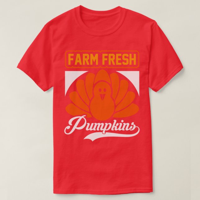 Farm Fresh Pumpkins  T-Shirt (Design Front)