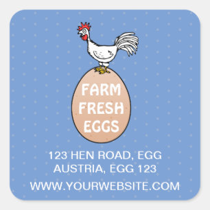 Farm Fresh Square Sticker