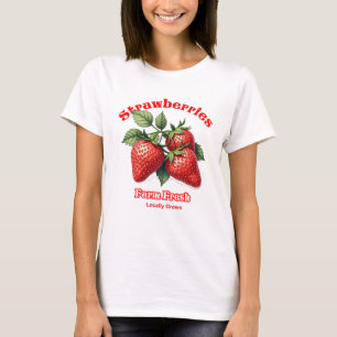 Farm Fresh Strawberries Organic Tee