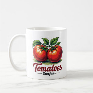Farm Fresh Tomatoes Ceramic Coffee Mug