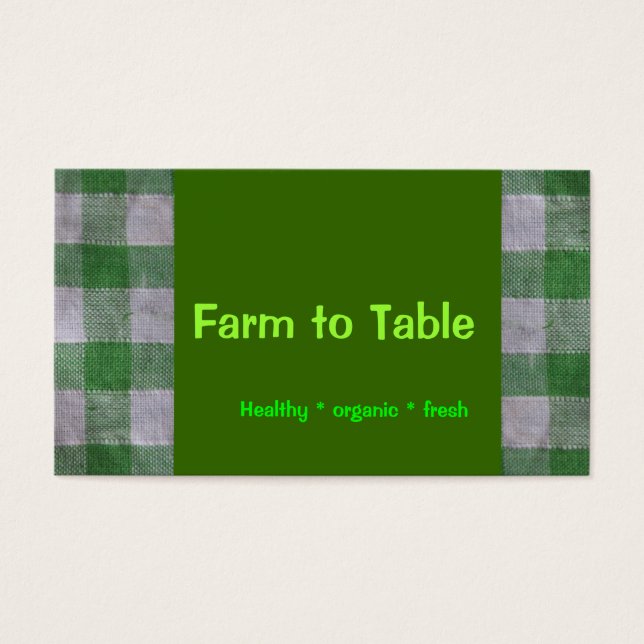Farm fresh vegetables (Front)