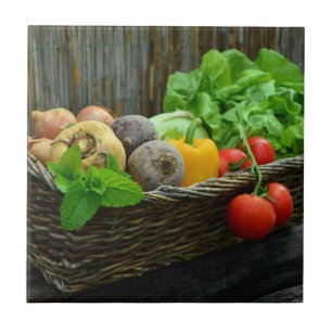 Farm Fresh Vegetables Tile