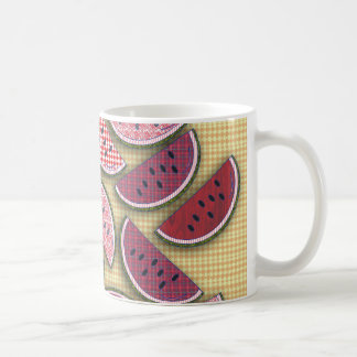 Farm Fresh Watermelons Pattern Art Coffee Mug