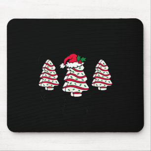 Farm Fresh Xmas Tree Cakes Retro Vintage Graphic C Mouse Mat