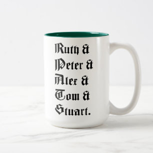 Farm Friends Ampersand Mug