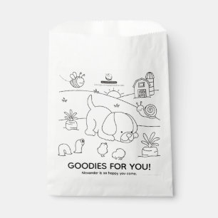 Farm Friends Colour-It-Yourself Party Favour Bags