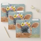 Farm Fun - Cow with Flower Crown