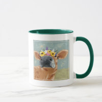Farm Fun - Cow with Flower Crown
