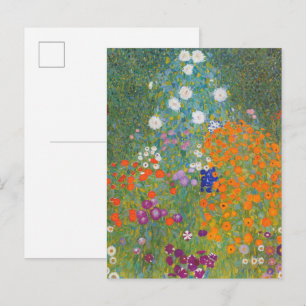 Farm Garden (Bauerngarten) Gustav Klimt Small Postcard