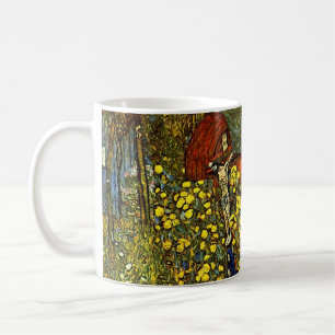 Farm Garden with Crucifix by Gustav Klimt Coffee Mug
