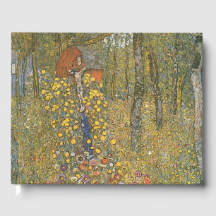 Farm Garden With Crucifix (by Gustav Klimt) Guest Book