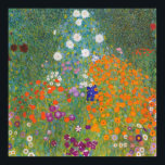Farm Garden with Crucifix — Gustav Klimt Poster<br><div class="desc">Gustav Klimt’s “Farm Garden with Crucifix” (1911–12), oil on canvas, square format ~110 × 110 cm. A lush mosaic of flowers with a small roadside crucifix—calm, modern green wall art that pops on large prints. The original burned at Schloss Immendorf in 1945; this is from a public-domain reproduction. Tip: after...</div>