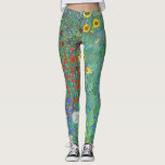 Farm Garden with Sunflowers by Gustav Klimt Leggings<br><div class="desc">Please visit my store for more interesting design and more colour choice.
=> zazzle.com/colorfulworld*</div>