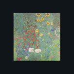 Farm Garden with Sunflowers - Gustav Klimt Canvas Print<br><div class="desc">Farm Garden with Sunflowers by Gustav Klimt.</div>