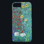 Farm Garden with Sunflowers, Gustav Klimt iPhone 8/7 Case<br><div class="desc">Gustav Klimt (July 14, 1862 – February 6, 1918) was an Austrian symbolist painter and one of the most prominent members of the Vienna Secession movement. Klimt is noted for his paintings, murals, sketches, and other objets d'art. In addition to his figurative works, which include allegories and portraits, he painted...</div>