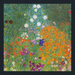 Farm Garden with Sunflowers — Gustav Klimt Poster<br><div class="desc">Gustav Klimt’s “Farm Garden with Sunflowers” (1906/07), oil on canvas, 110 × 110 cm; Belvedere, Vienna (inv. 3685). A lush, square floral field—mosaic-like colour that looks modern and calming on big prints. Public-domain museum image, cleaned for crisp, high-resolution printing. Tip: after adding to cart, transfer this to posters, canvas, framed...</div>