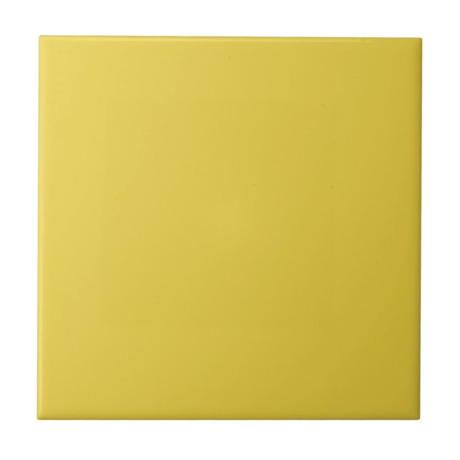 Farm Garden Yellow  Ceramic Tile (Front)