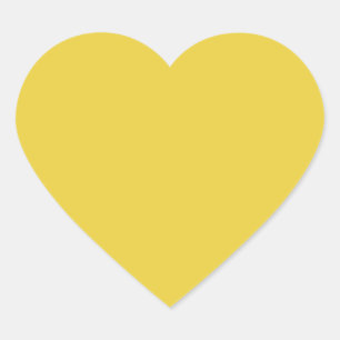 Farm Garden Yellow Heart Sticker