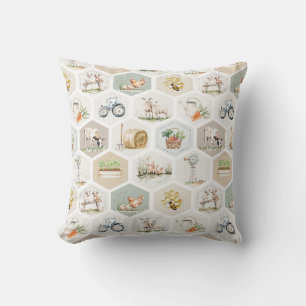 Farm gardening cottagecore rural lifestyle - slow cushion